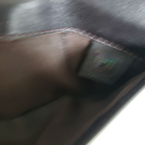 Fendi Zucca Vintage Wallet Canvas Leather Wallet Brown Purse Trifold Large Logo - Picture 9 of 13